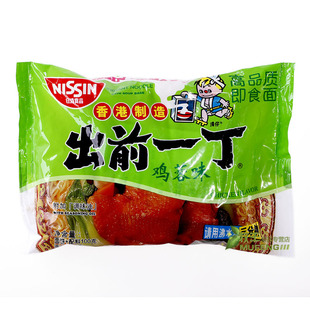  香港日清Nissin 出前一丁 进口即食面 鸡蓉味 方便面 泡面100g