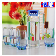 弓箭乐美雅玻璃水具水壶冷水壶玻璃杯水杯凝彩套装CG059
