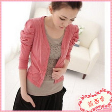 时尚<span class=H>秋冬</span>装2011新款秋装新品女装泡泡袖小外套服装批发厂家直销09