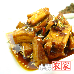  四川美食,新推自制私房菜美食,烧烤味孜然豆干,麻辣素食,