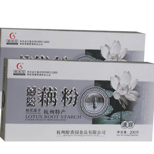  杭州特产醇香园桂花莲子藕粉200克（西湖藕粉）