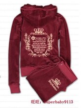美国正品代购juicy couture经典套装 天鹅绒女卫衣瑜伽服居家服