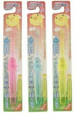 赚人气！日本川西水晶动物造型自然陶瓷牙刷 0.5-3岁 单把随机发