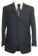 量体定做西服单排三粒扣全毛男套装