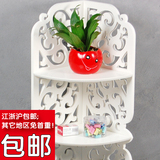 《四层转角置物架》花架/收纳架/卫生间转角架/卫浴架/浴室角架