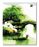 千奇百画（夏】无框画油画diy挂画装饰画客厅现代壁画