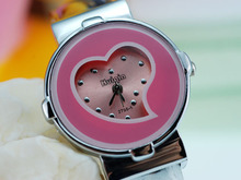 Pulsera de la mente ver la moda rosa de la moda señoras reloj pulsera