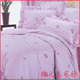 温馨家园 韩版全棉绣花四件套 H006紫