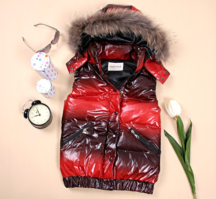 【MZ11】带帽<em>长款</em>夹棉小花全棉内衬<em>棉背心</em>(只