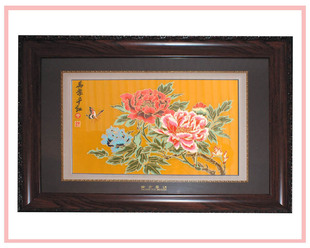  御织坊品牌 南京云锦 云锦大框画 万紫千色 送领导高档礼品 特产