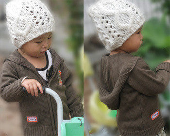 儿童毛衣,新款菱形格子<em>V领</em>宝宝<em>开衫</em>男女童薄外