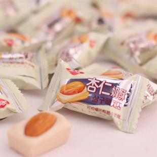  喜糖糖果 金冠杏仁奶酥 250g 每颗糖都有大颗杏仁哦~