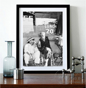 黑白摄影 DP0194装饰画有框画客厅餐厅咖啡厅酒吧简约现代海报