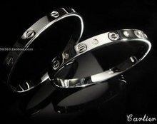 Par de pulseras Cartier auténtica Cartier par par par anillo de la joyería un par de manos
