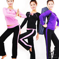 ㊣朵俏秋冬瑜伽服套装AY408水滴型长袖AK418瑜伽裤健身服特价