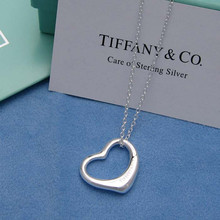 [Magic] Tiffany industria de la joyería de plata 925 * * Tiffany corazón collar de fábrica directa
