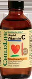 送量杯！美国ChildLife 婴幼儿维生素C补充液118.5ml 桔子味VC
