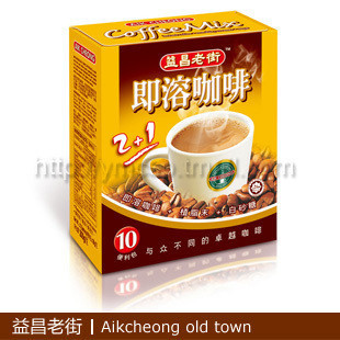  马来西亚进口咖啡速溶益昌老街2+1即溶200g 马版 江浙沪皖2盒包邮