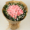 33朵粉玫瑰鲜花同城北京花店，天津鲜花重庆送花南京鲜花长沙上海