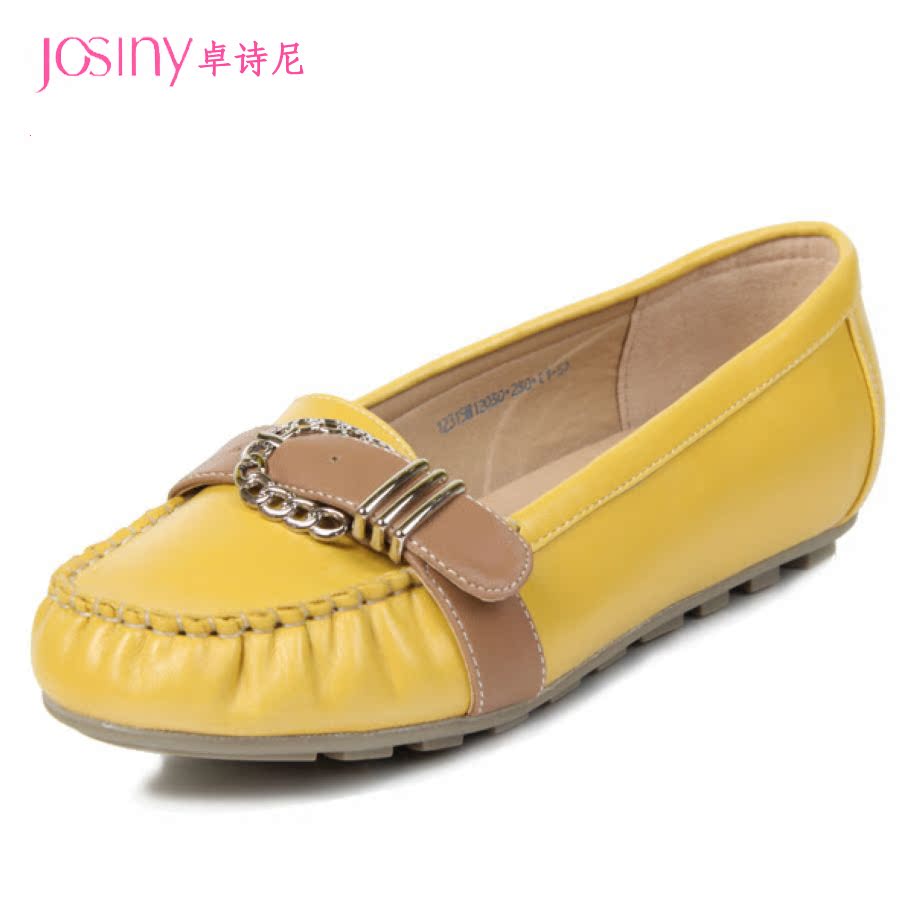 新款单鞋 牛筋底舒适...