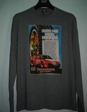 全新正品 D&G 灰色圆领图案长袖 TEE
