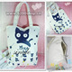 涂鸦小猫帆布包购物袋