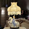 欧式台灯卧室床头创意温馨北欧公主婚房装饰美式客厅复古陶瓷台灯