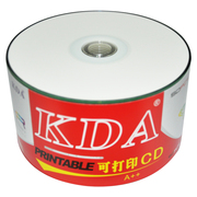 KDA可打印CD-R空白光盘 车载CD光盘可打印光盘光碟 音乐CD刻录盘