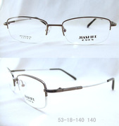 飞视达眼镜铺记忆金属男式半框眼镜 近视 老花 平光镜架 2012
