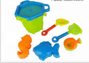 意丰2238-30沙滩桶宝宝沙滩玩具玩沙堡厚铲子沙滩桶套小孩工具城