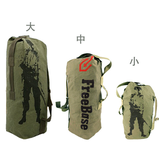 户外包包帆布桶包男女通用轻便登山多功能，休闲旅行军包徒步(包徒步)双肩包