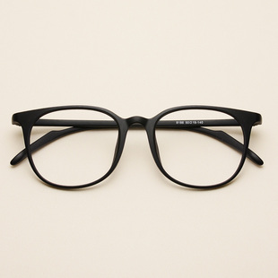 潮款近视眼镜男超轻tr90配近视眼镜框，女复古大框近视平光眼镜