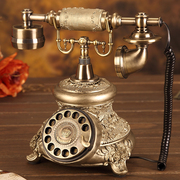 旋转盘仿古老式电话座机欧式电话机复古电话机，时尚创意电话机