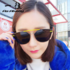 韩版女明星款太阳镜时尚复古蓝膜墨镜潮男款方框开车驾驶太阳眼镜