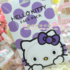 日本 Hello Kitty 玻尿酸保湿面膜KITTY脸谱图案2枚入 薰衣草