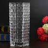 四方水晶透明创意玻璃花瓶 大号水培富贵竹百合加厚方口方形花瓶