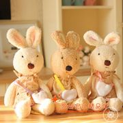 正版 砂糖兔子公仔情侣兔兔娃娃 创意 送女友圣诞礼物毛绒玩具