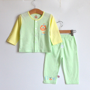亮晨宝宝竹纤维内衣套装儿童睡衣夏季男童婴儿空调服薄款0-1-2岁