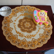 烫金欧式西餐垫西餐垫桌垫杯垫，盘垫碗垫隔热垫碟垫pvc茶几垫