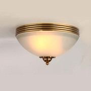 益源欧式吸顶灯简约欧式吸顶灯纯铜，类圆形房间灯过道灯阳台灯