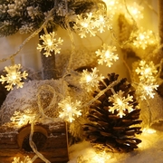 布置灯串闪灯满天星雪花星星，led房间饰品灯，圣诞节彩灯卧室装饰灯