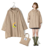 出口日本蝙蝠时尚风衣轻薄防水透气斗篷女士雨衣R-1017雨披抗UV