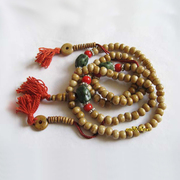 西藏牦牛骨项链手串，藏式绿松石佛珠念珠108手链尼泊尔手工民族风