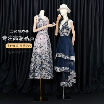 服装店模特道具韩版高端橱窗，展示架子锁骨，半身假人体台拍摄女模特