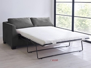 美式现代简约转角沙发床，多功能双人单人，脚蹬折叠俩用沙发床