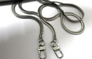 高档包链金属链条包带7mm宽女包，包带包包链子银色链条，包配件(包配件)链子