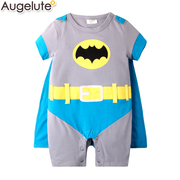 Augelute童装 蝙蝠侠造型婴儿帅气爬服哈衣宝宝连身衣32007