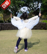 羽毛天使翅膀，燕形展翅翅膀成人儿童，表演演出服新娘花童装扮