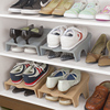 日本进口鞋架塑料简易创意鞋子收纳架整理架现代简约鞋柜收纳鞋盒