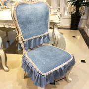 欧式餐椅垫桌布椅套套装，布艺舒适家用四季通用高档坐垫靠背凳子罩